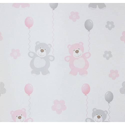 Happy Kids 1802 Pembe Ayck Desenli Duvar Kad