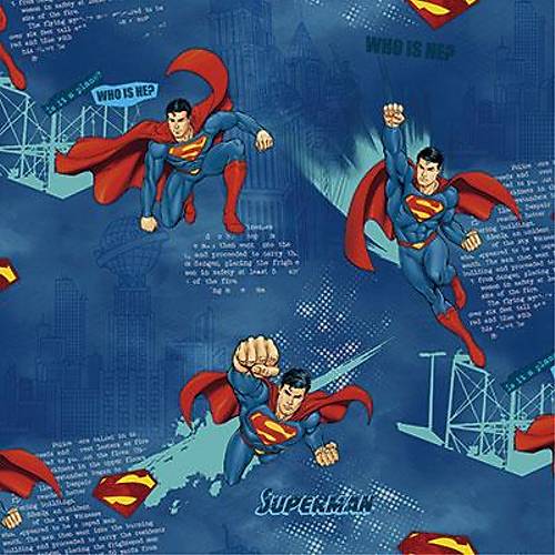 Ada Kids 8914-1 Superman ocuk Odas Duvar Kad