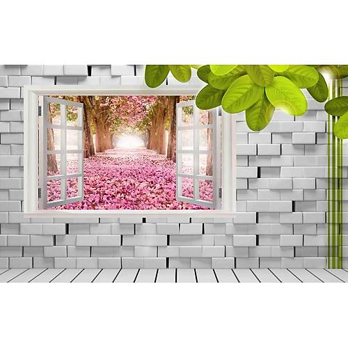 DL 7202 Ormana Alan Pencere Duvar Posteri