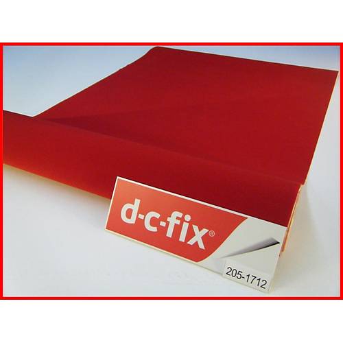 D-c-fix 205-1712 Kırmızı Kadife Kendinden Yapışkanlı Folyo