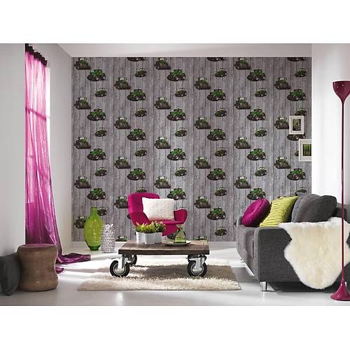 Little Stars 35840-2 Yeil Traktr Grnml Duvar Kad