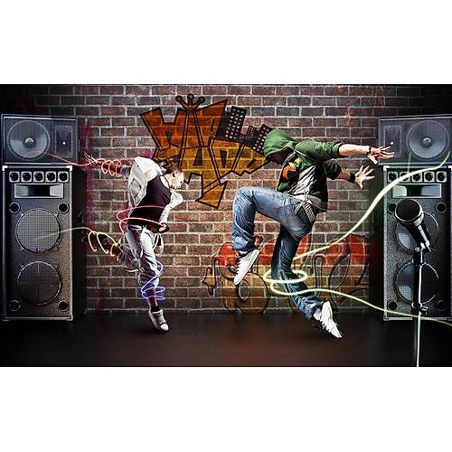 DL 7314 Hip Hop Dansı Duvar Posteri