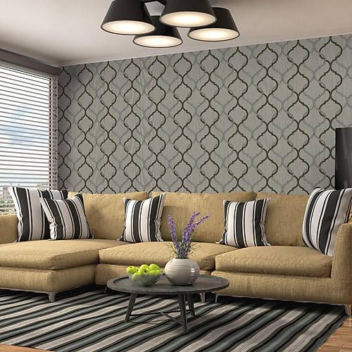 Design Plus 13161-3 Elips Desenli Duvar Kad