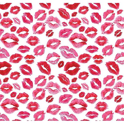 Pop Art 512037 Krmz Dudak Desenli Duvar Kad