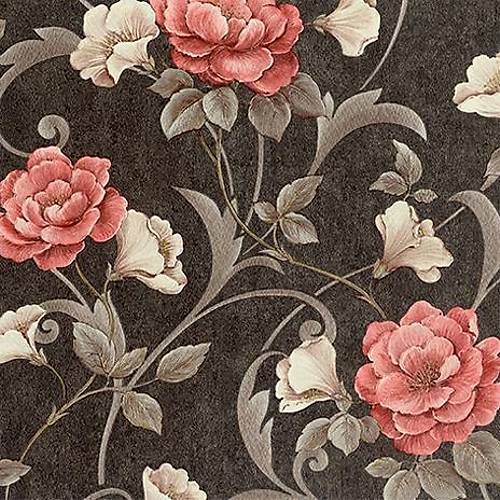 Dekor mage 1245-A Krmz iekli Desen Duvar Kad