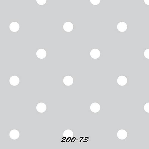Stars And Points 200-73 Gri Puantiye Desen Duvar Kad