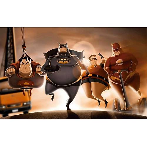 DL 7109 Batman Superman Duvar Posteri