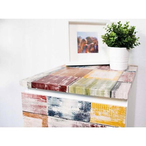 D-c-fix 446-3177 Rengarenk Ahap Desen Yapkanl Folyo (45cm x 2mt)