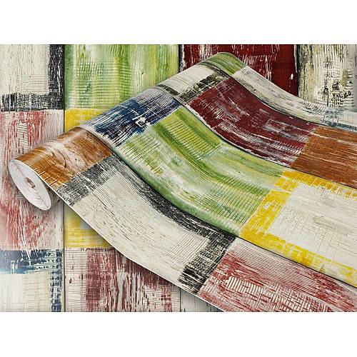 D-c-fix 446-3177 Rengarenk Ahap Desen Yapkanl Folyo (45cm x 2mt)