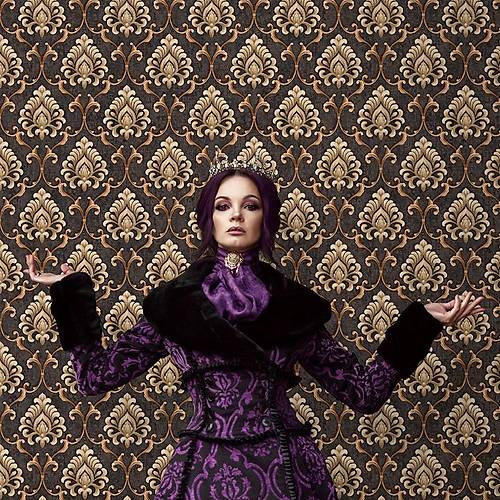 Sawoy 17444-5 Klasik Damask Motifli Duvar Kad