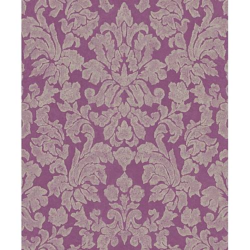 Belleville 441468 Mor Damask Desenli Duvar Kad