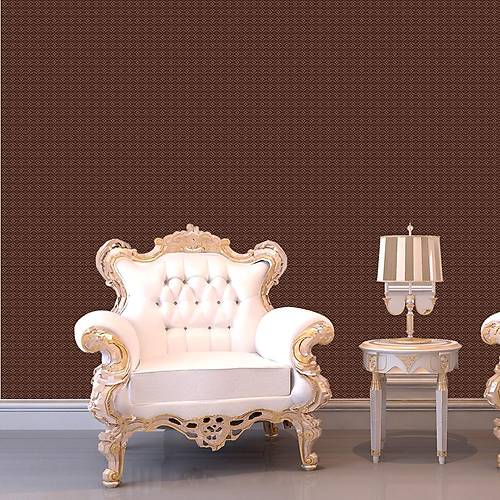 Sawoy 17175-4 Bordo Ufak Damask Duvar Kad