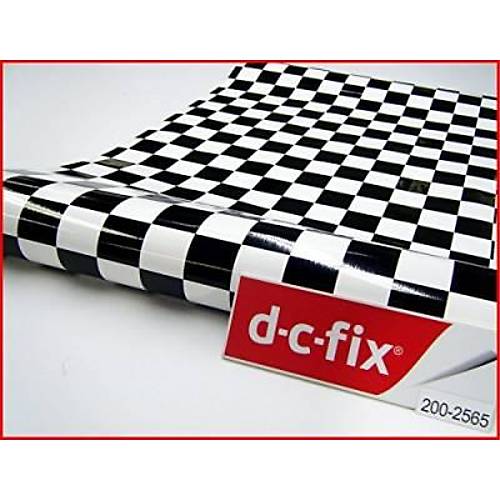 D-c-fix 200-2565 Siyah Beyaz Dama Desen Yapışkanlı Folyo