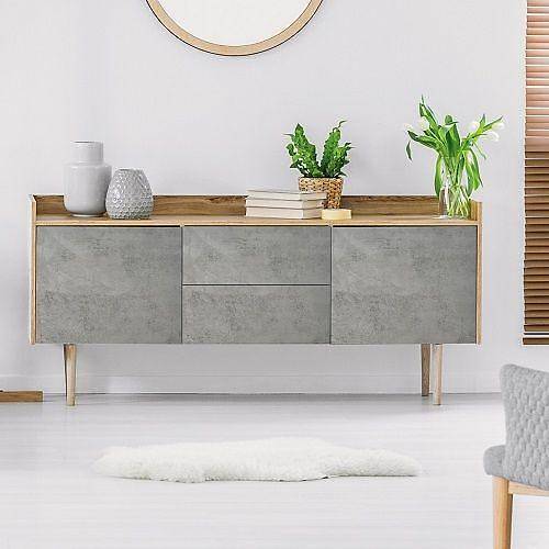 D-c-fix 346-8166 Gri Beton Desen Kendinden Yapkanl Folyo