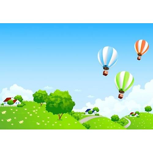 DL 4122 Uan Balon ocuk Odas Duvar Posteri