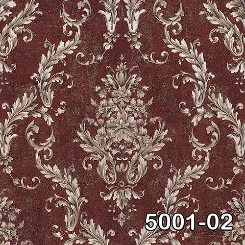 Retro 5001-02 Damask Motifli Duvar Kad