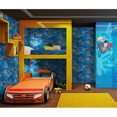 Ada Kids 8914-1 Superman ocuk Odas Duvar Kad