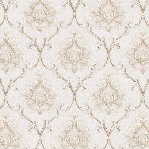 Sawoy 17444-1 Krem Damask Desenli Duvar Kad