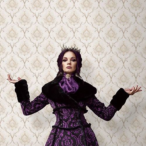 Sawoy 17444-1 Krem Damask Desenli Duvar Kad