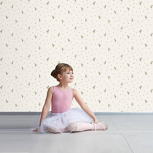Kids Collection 15171-2 Balerin Desen K�z �ocuk Odas� Duvar Ka��d�