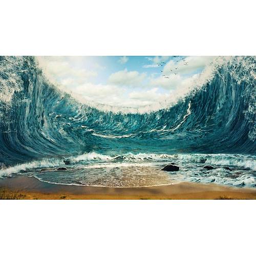 DL 7218 Tsunami Duvar Posteri