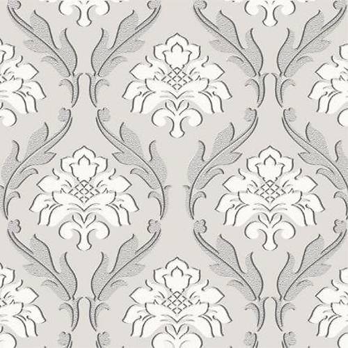 Forever 14711 Gri Damask Grnml Duvar Kad