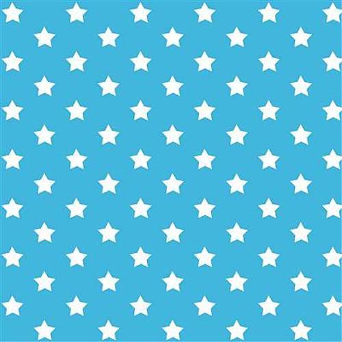 Gekkofix 13418 Dekoratif Mavi Yıldız Desen Yapışkanlı Folyo