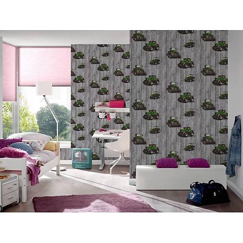 Little Stars 35840-2 Yeil Traktr Grnml Duvar Kad