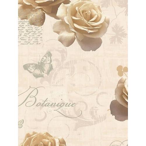 Classic Romance J346-07 Romantik Çiçekli Duvar Kağıdı