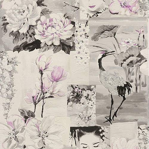Tiles & More XIII 870114 Çiçek Desenli Duvar Kağıdı