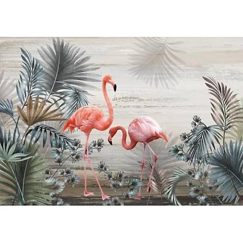 DL 4305 Flamingo Grnml Duvar Posteri