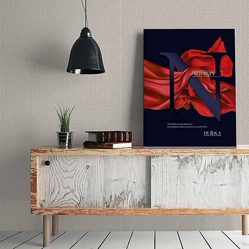 Novelty 11141-3 Sade Desenli Duvar Ka��d�