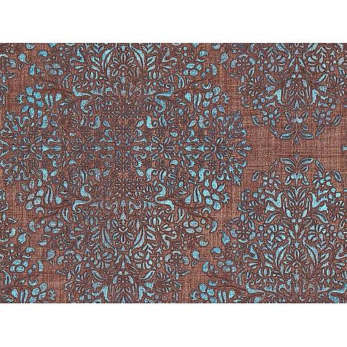 Via Della Seta M5664 Vinil Damask Desenli talyan Duvar Kad