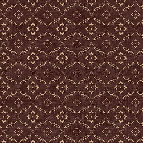 Sawoy 17175-4 Bordo Ufak Damask Duvar Kad