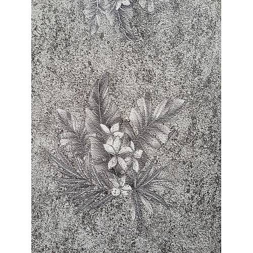 Caria 1405 Çiçek Desenli Vinil Duvar Kağıdı