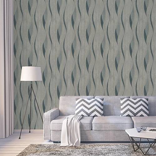 Design Plus 13171-3 Vinil Modern Desenli Duvar Kad