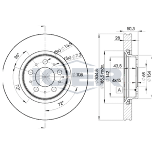 Volvo V70 16 �n� �n Fren Diski