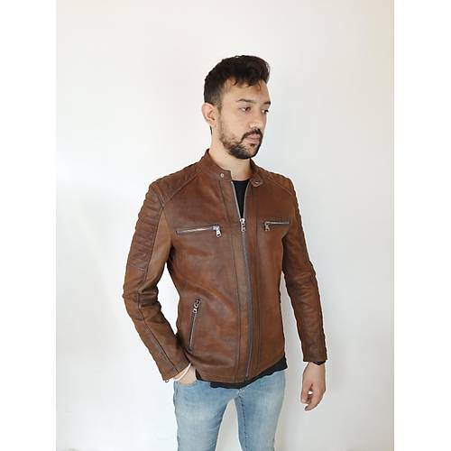 %100 GEREK DER RODOS KAHVE ERKEK DER CEKET