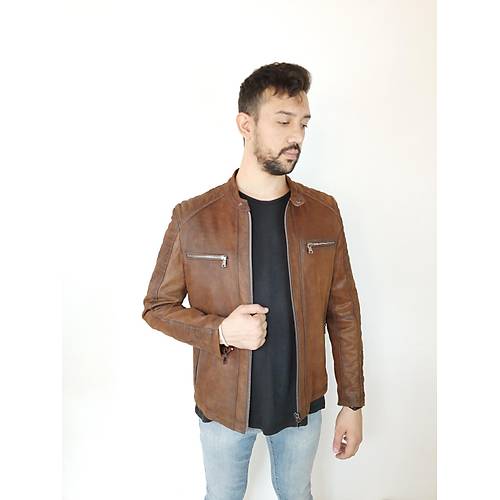 %100 GEREK DER RODOS KAHVE ERKEK DER CEKET