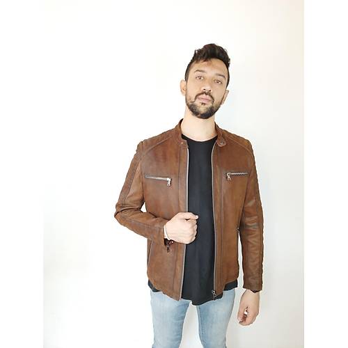 %100 GEREK DER RODOS KAHVE ERKEK DER CEKET