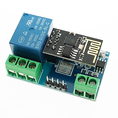 1 Kanal WiFi Kontroll Rle Modl V1.0 (ESP8266 Chipset)