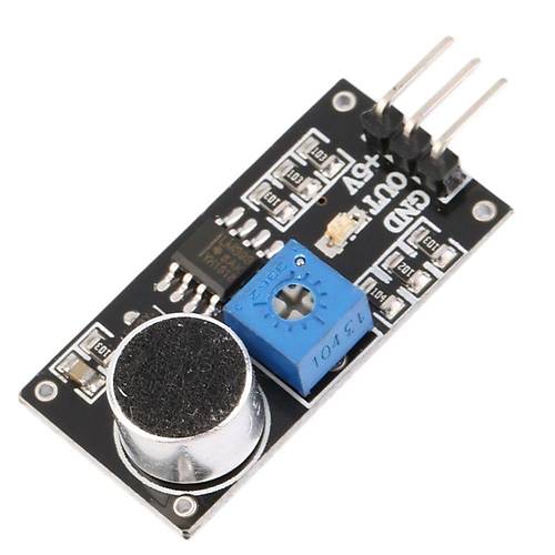 LM393 Mikrofon Modl  V1.1 (3Pin - Siyah Board)