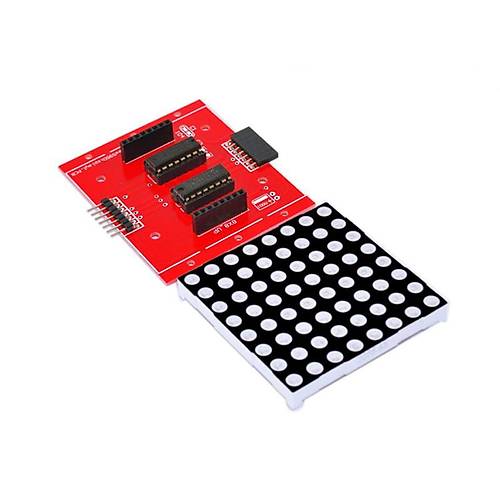 8x8 (x1) Dot Matrix Led Modl (74HC595 Chipset)