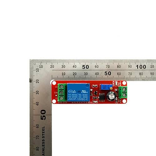 12V Zaman Ayarl On/Off Rle Modl (NE555 Chipset)