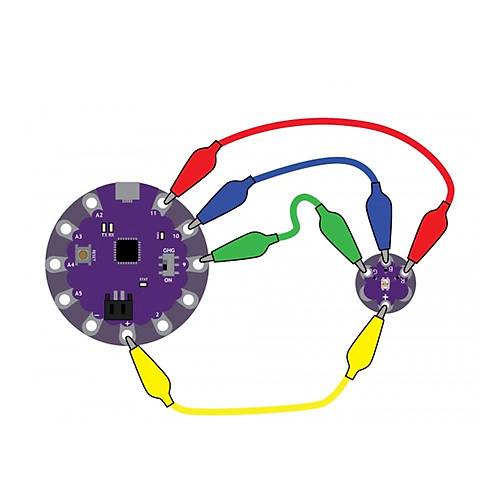 SMD RGB Led Modl (LilyPad Uyumlu -2121)