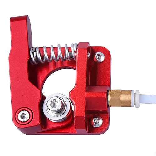 MK8 Alminyum Extruder (1.75mm + Demonte) Krmz