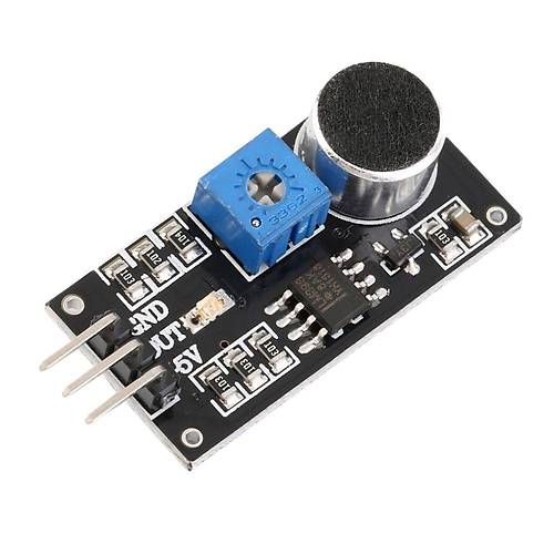 LM393 Mikrofon Modl  V1.1 (3Pin - Siyah Board)