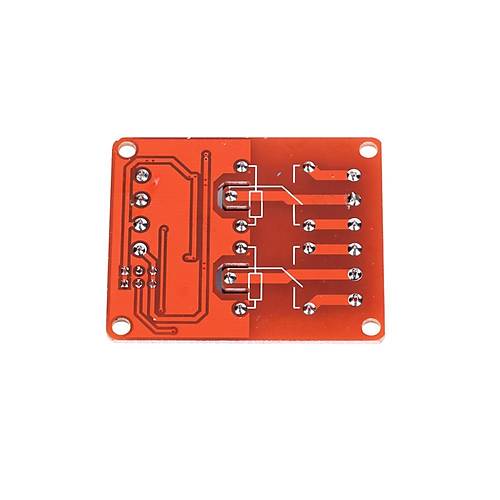 2 Kanal Rle Modl  (Dk Kenar [0V]  veya Yksek Kenar [5V] Tetikleme)
