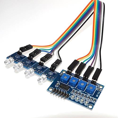 4 Kanal  (IR) Ia Duyarl Modl (LM339 Chipset)