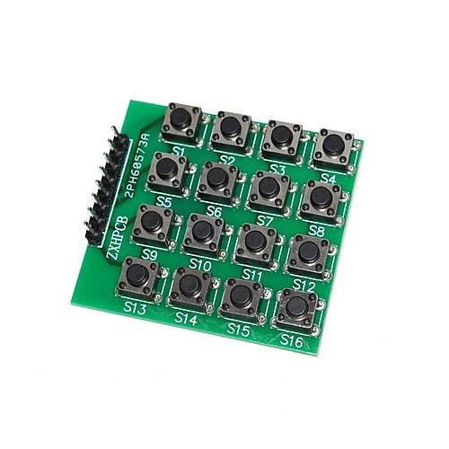 4x4 Matris Tu Takm Modl (16x Siyah Dip Switch)